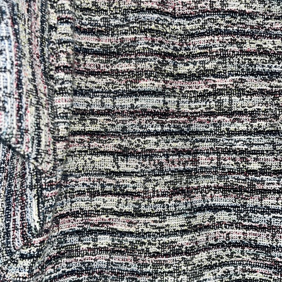 Loft Mini Skirt Wrap Style Size Small Striped Terrycloth Textue - Picture 4 of 9